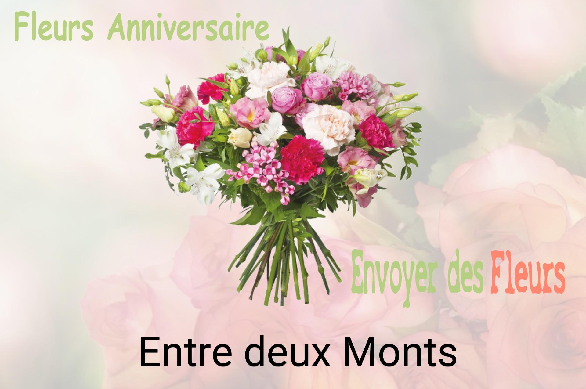 Bouquet de fleurs d’anniversaire livré à Entre-deux-Monts